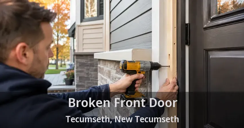 Broken Front Door Tecumseth, New Tecumseth - ON