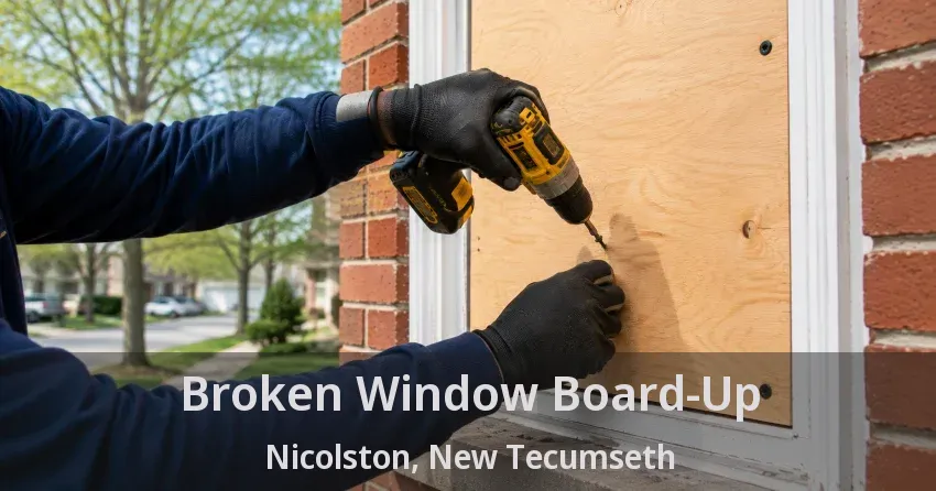 Broken Window Board-Up Nicolston, New Tecumseth - ON