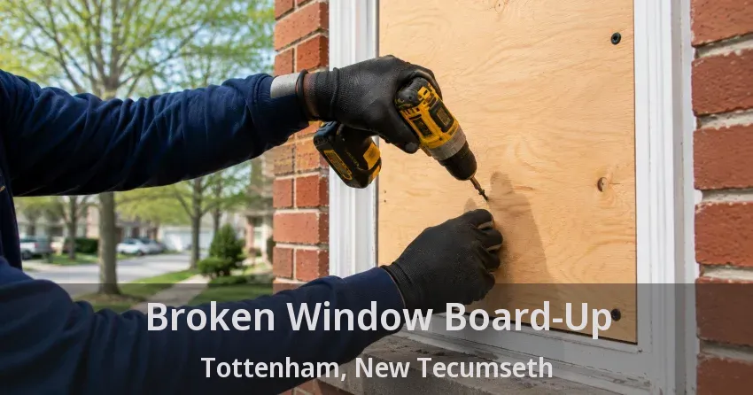 Broken Window Board-Up Tottenham, New Tecumseth - ON