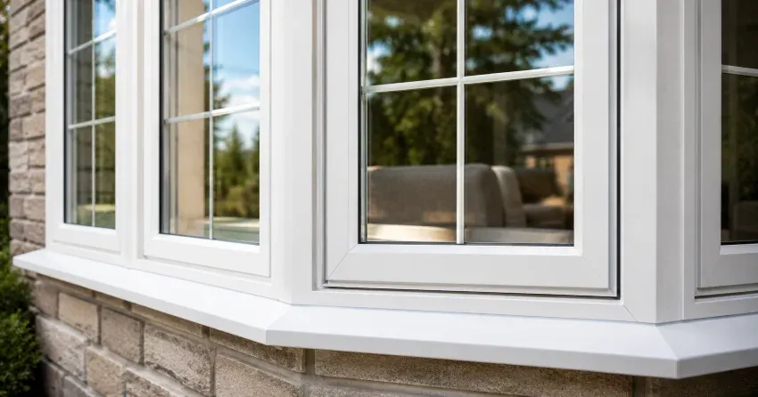 bay window alcove seating area in a living room in New Tecumseth
