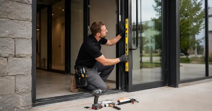 commercial glass door frame installation Thompsonville, New Tecumseth